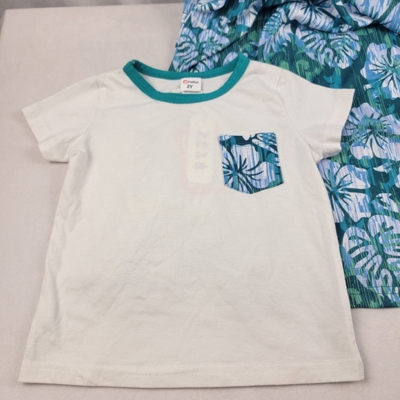 NWT Pat Pat matching family dress and tshirt Mom Son outfits 2T & womens small - Picture 2 of 7